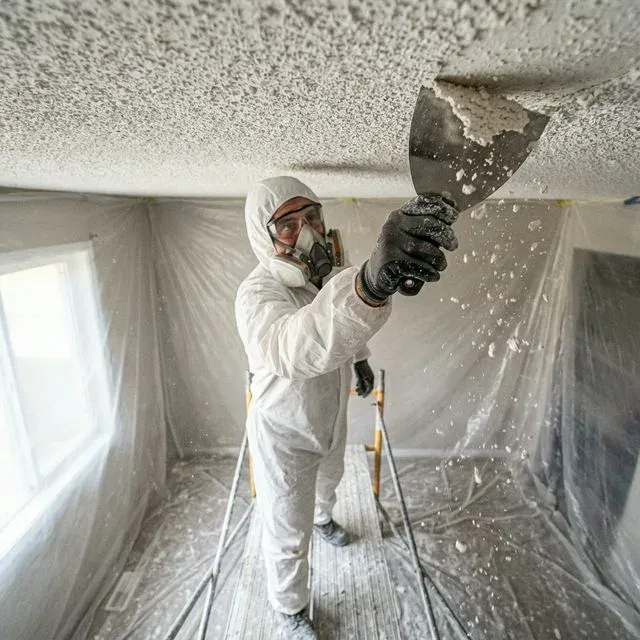 Popcorn Ceiling Removal results
